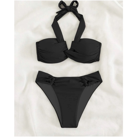 Twisted halter Top Cheeky Bikini Swim Beach - Picture 8 of 12